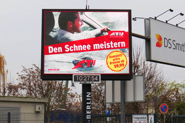 LED-Werbetafel Berlin-Neukölln/Neuköllnische Allee