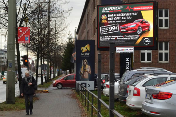 LED-Werbetafel Berlin-Treptow-Köpenick/Schnellerstraße