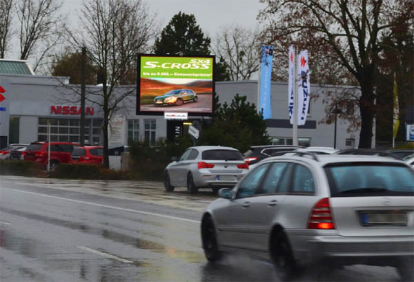 LED-Werbetafel Berlin-Hoppegarten/Berliner Straße